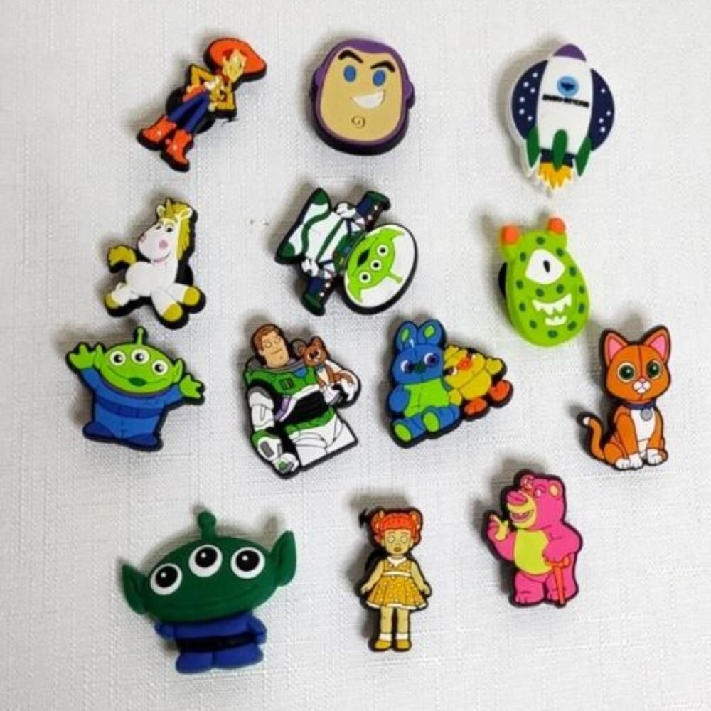 Pack of 12 Disney Pixar Toy Story 4 & Lightyear Characters Crocs Charms